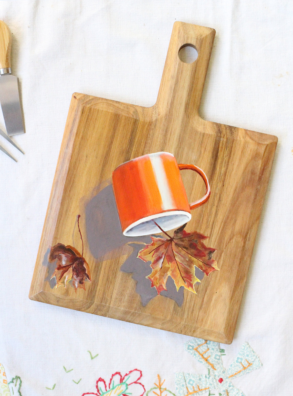 Fall Leaves and Latte - Charcuterie Board