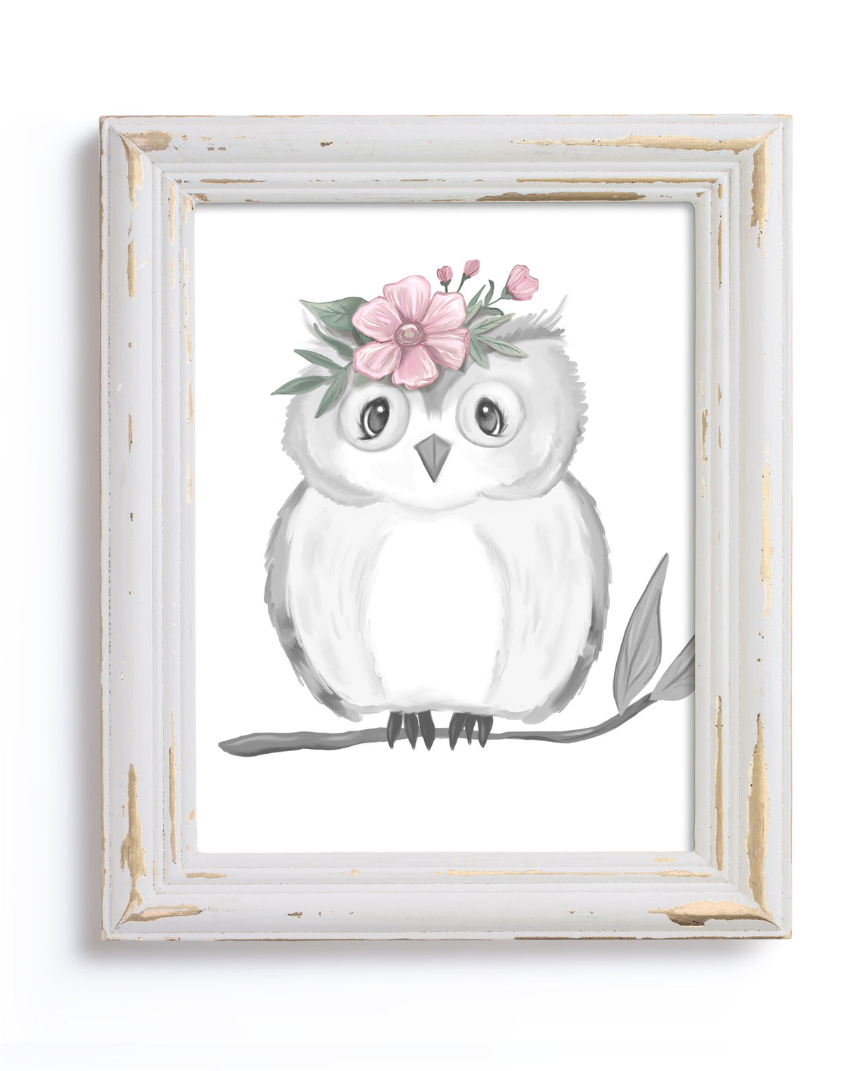 Woodland Owl Print