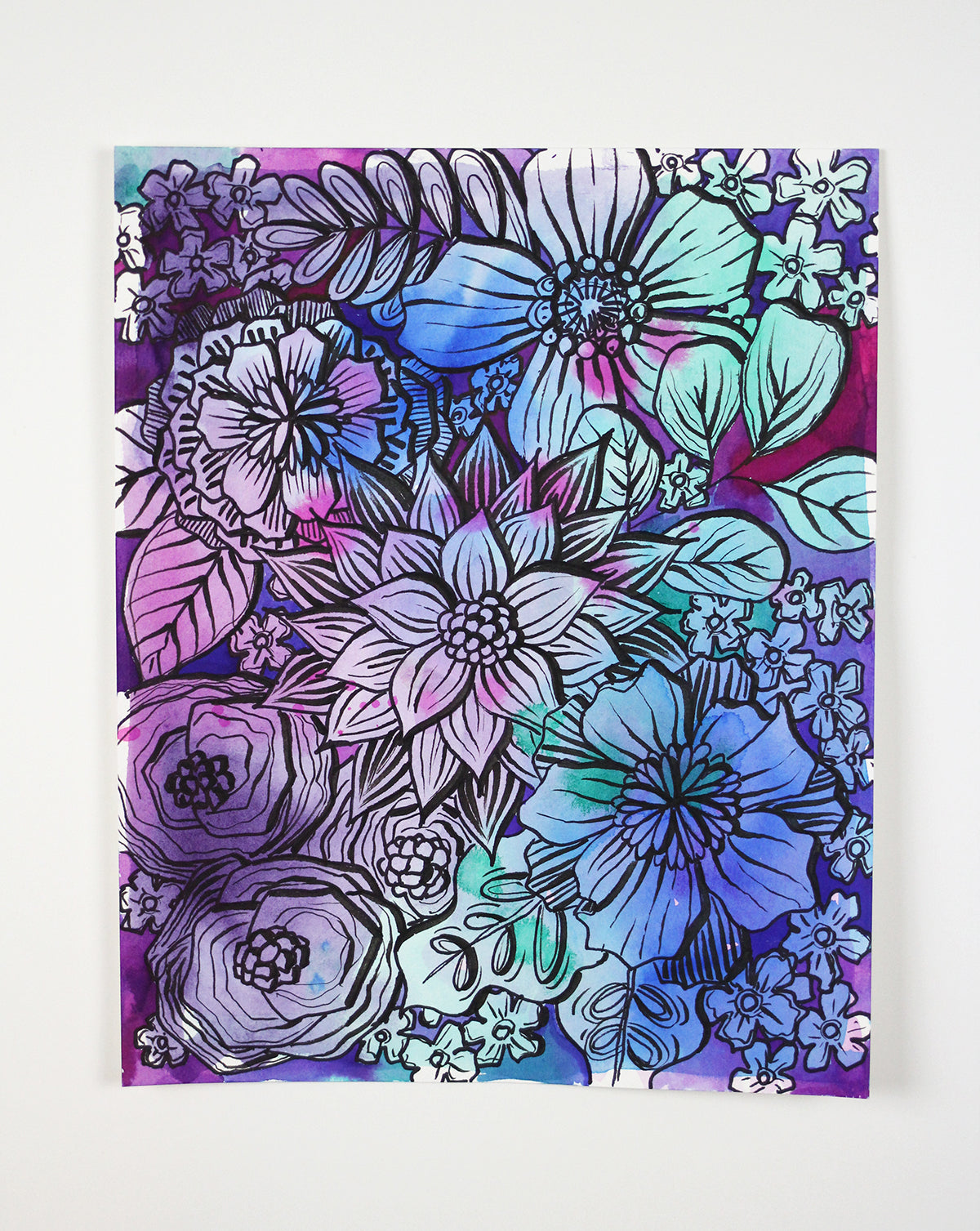 Jewel Tone 1 - 8" x 10"