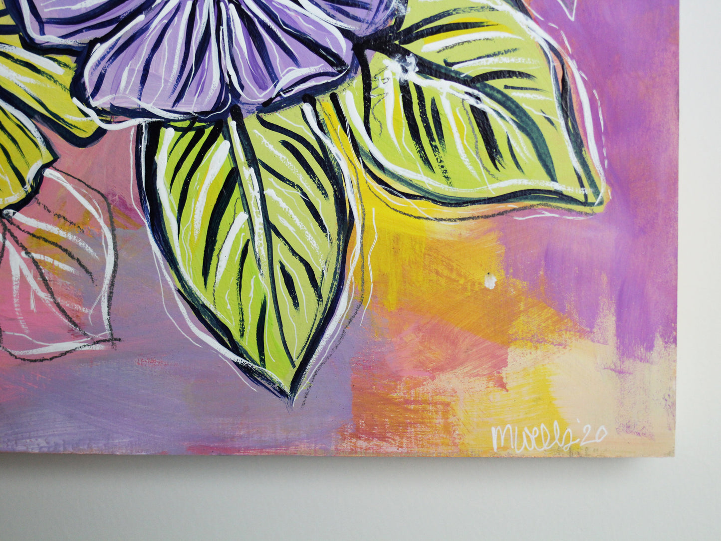 Joyful Bouquet One - 16" x 16"