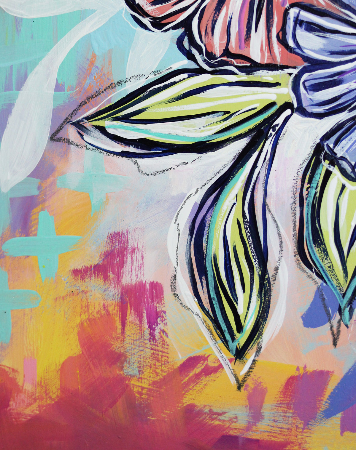 Joyful Bouquet Two - 18" x 24"