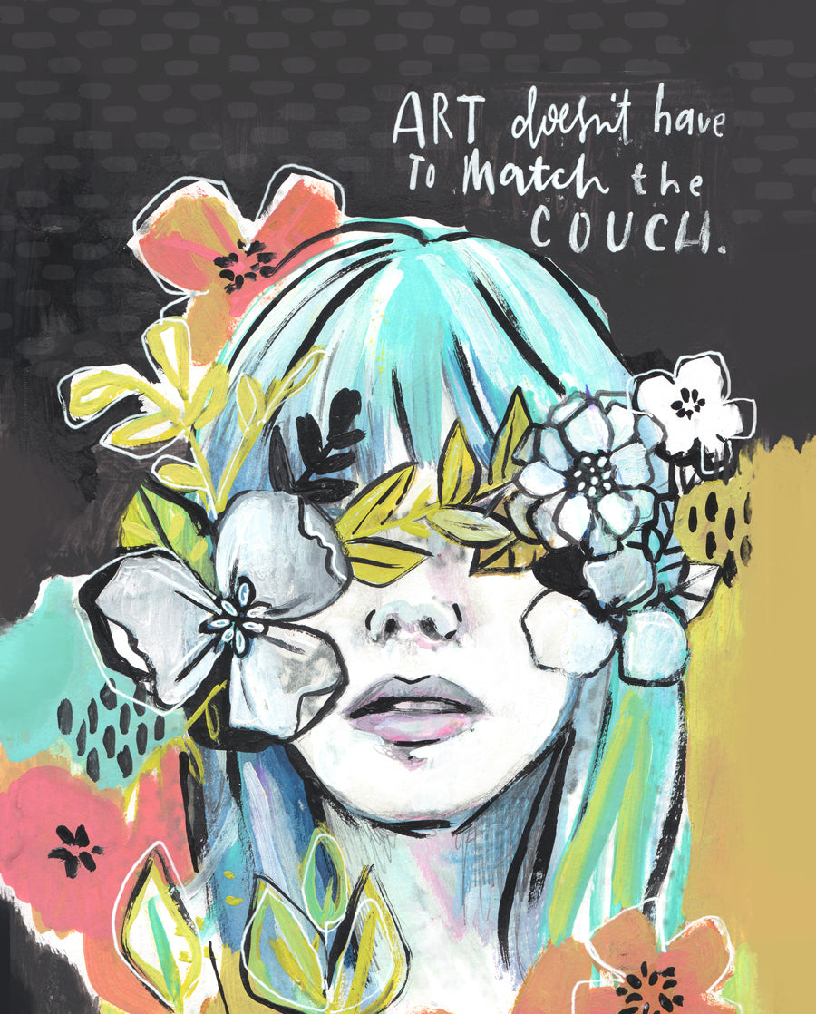 Art Doesn't Have to Match the Couch