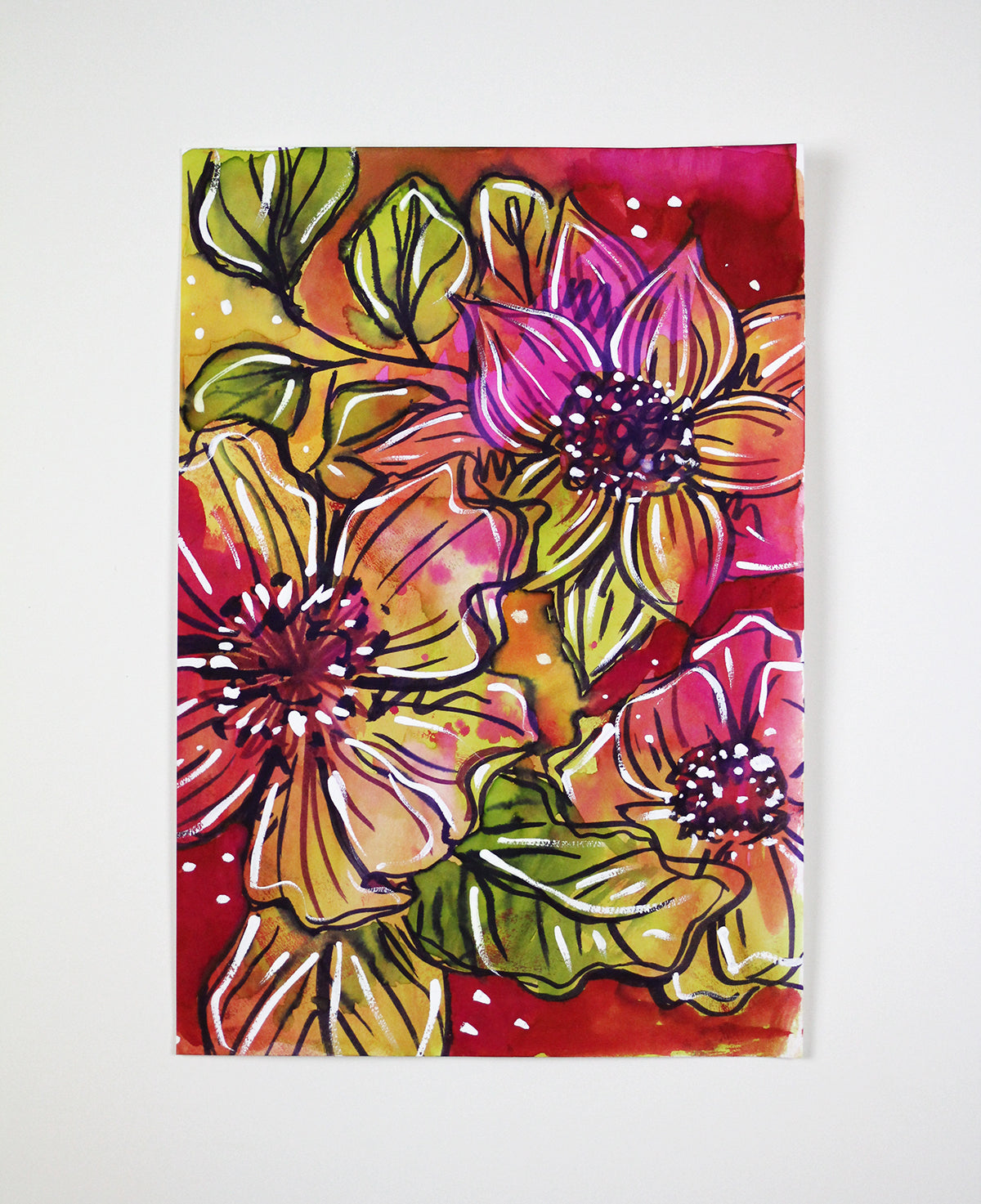 Warm Watercolors - 6.75" x 10"