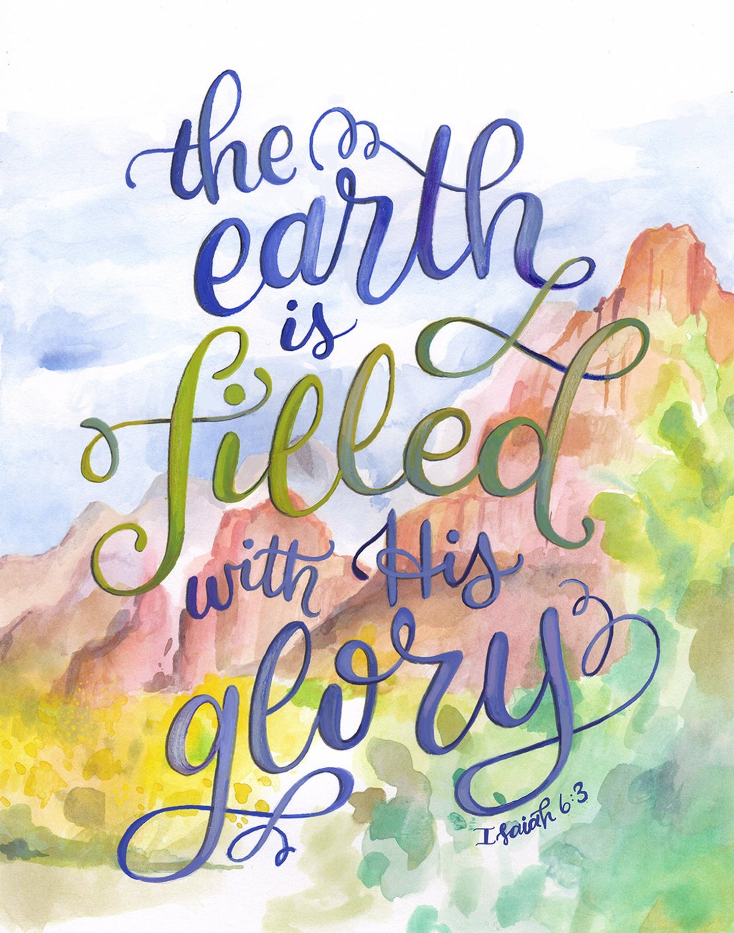Isaiah 6:3 The Earth is Filled with His Glory