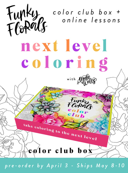 **Pre-Order** Funky Florals Next Level Color Club Box