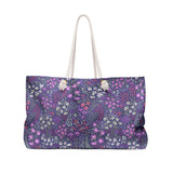 Purple Garden Weekender Bag