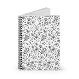 Whimsical Sketches Spiral Notebook