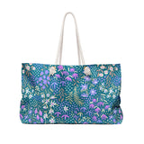 Blue Garden Weekender Bag