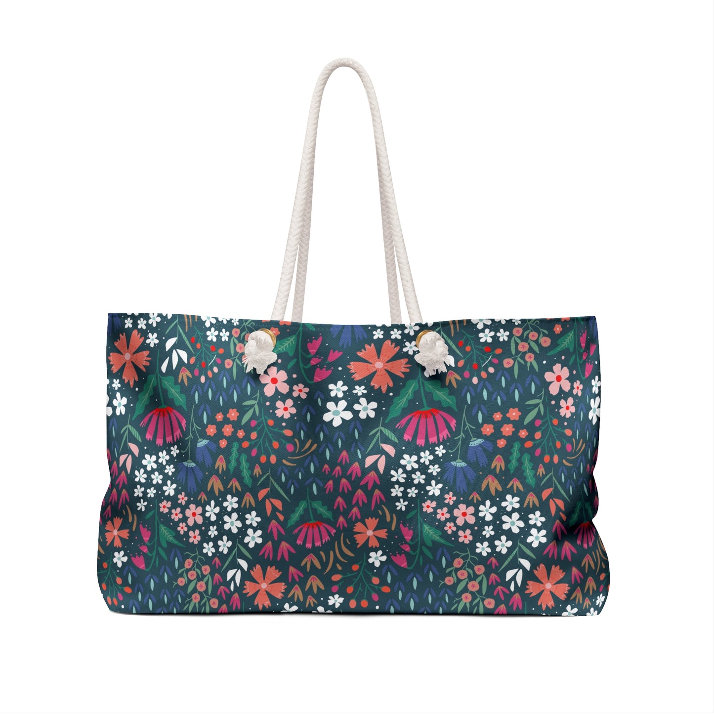 Bold Summer Garden Weekender Bag