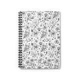 Whimsical Sketches Spiral Notebook