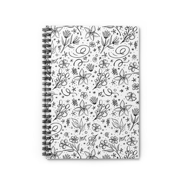 Whimsical Sketches Spiral Notebook