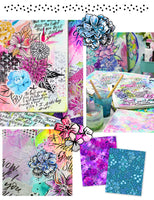 Funky Florals: Art Journal - Online Course