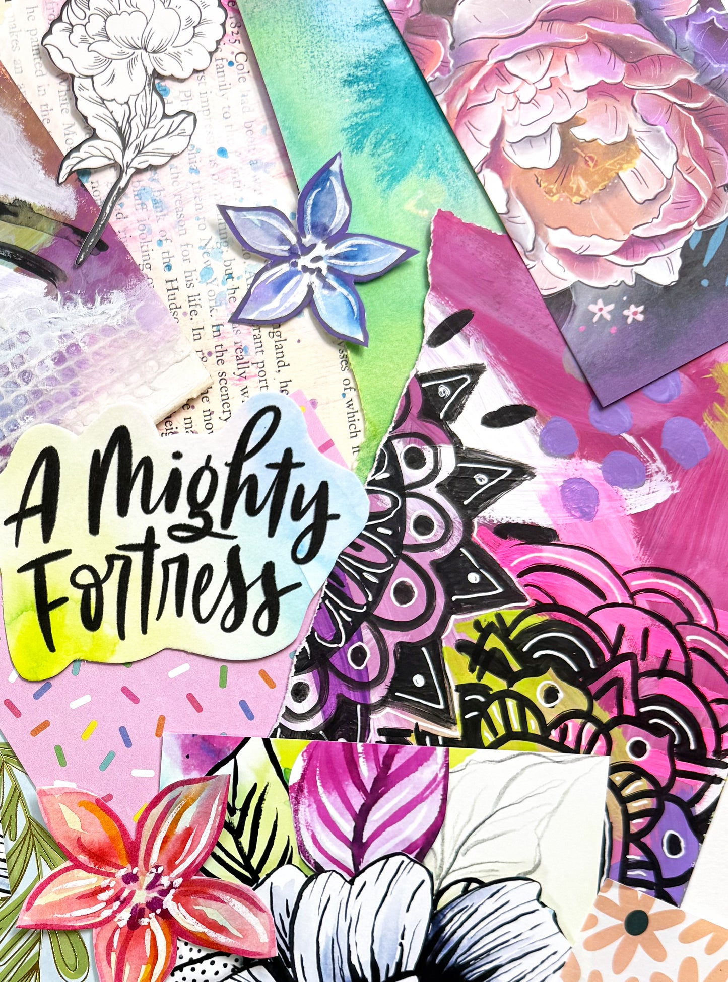 Funky Florals Faith - Curated Scrap Pack #5