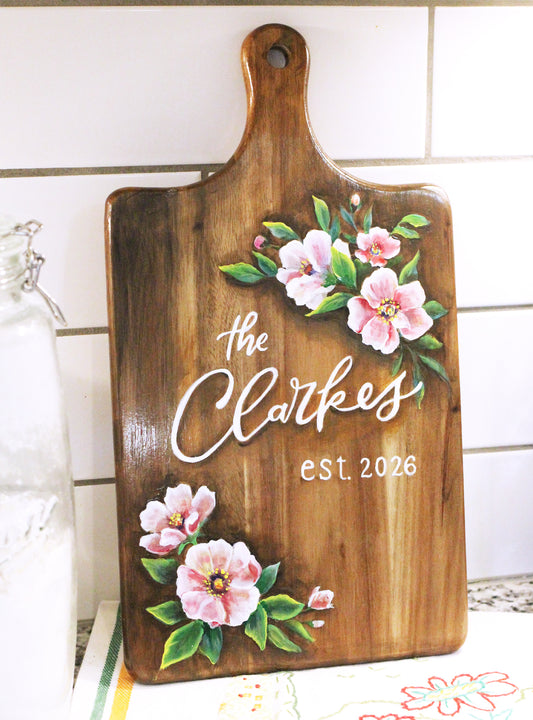 Custom Name Charcuterie Board