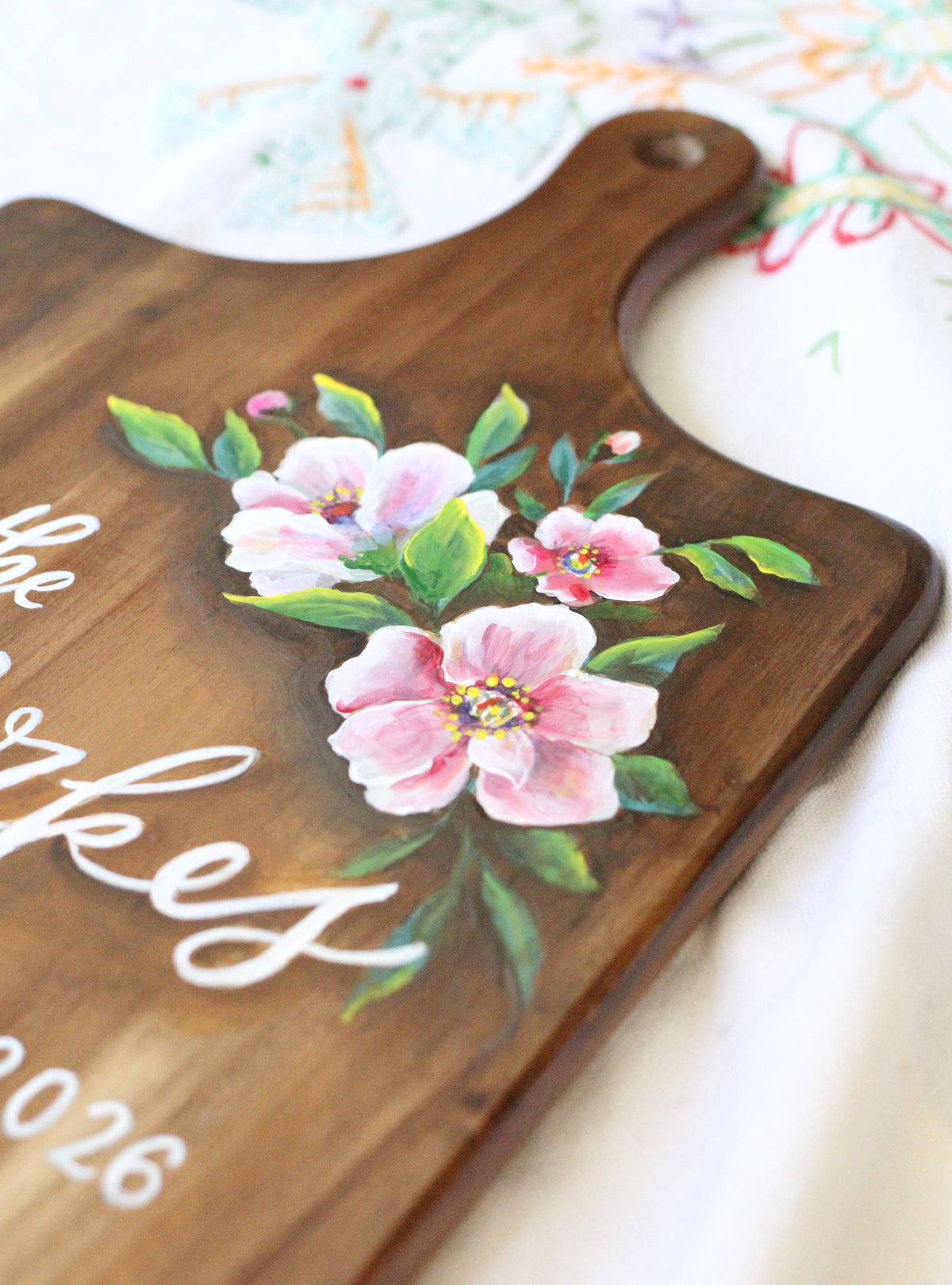 Custom Name Charcuterie Board