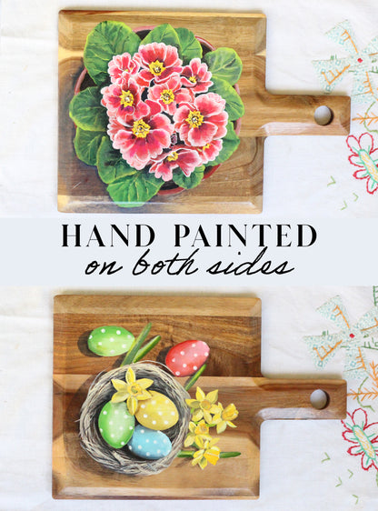 Happy Easter 2-Sided Charcuterie Board