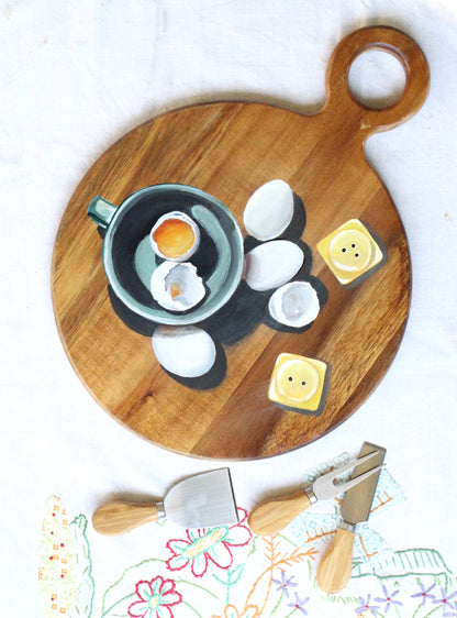 Which Came First 2-Sided Charcuterie Board
