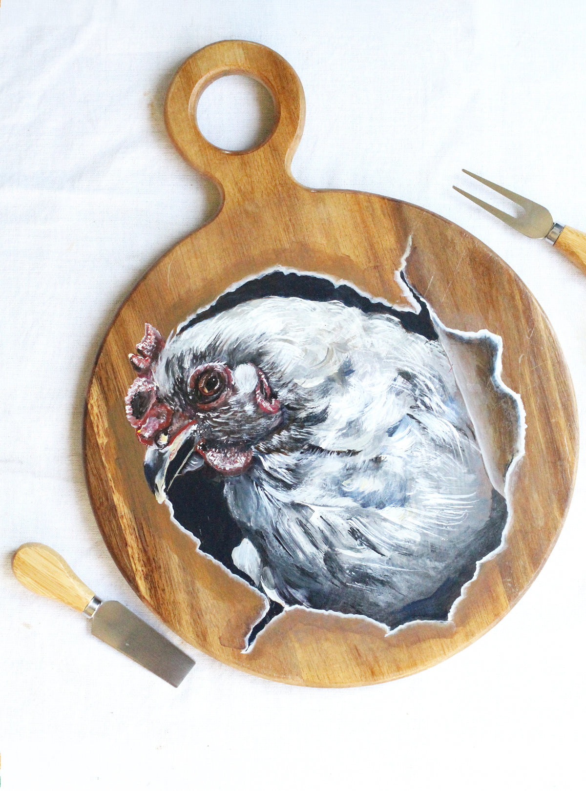 Which Came First 2-Sided Charcuterie Board