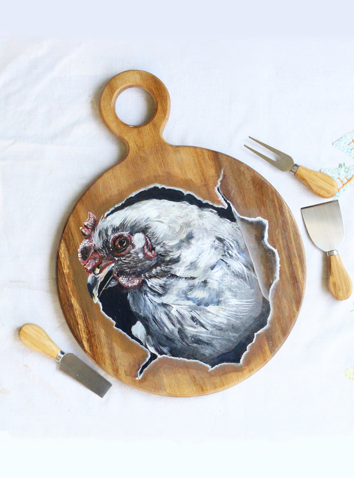 Which Came First 2-Sided Charcuterie Board