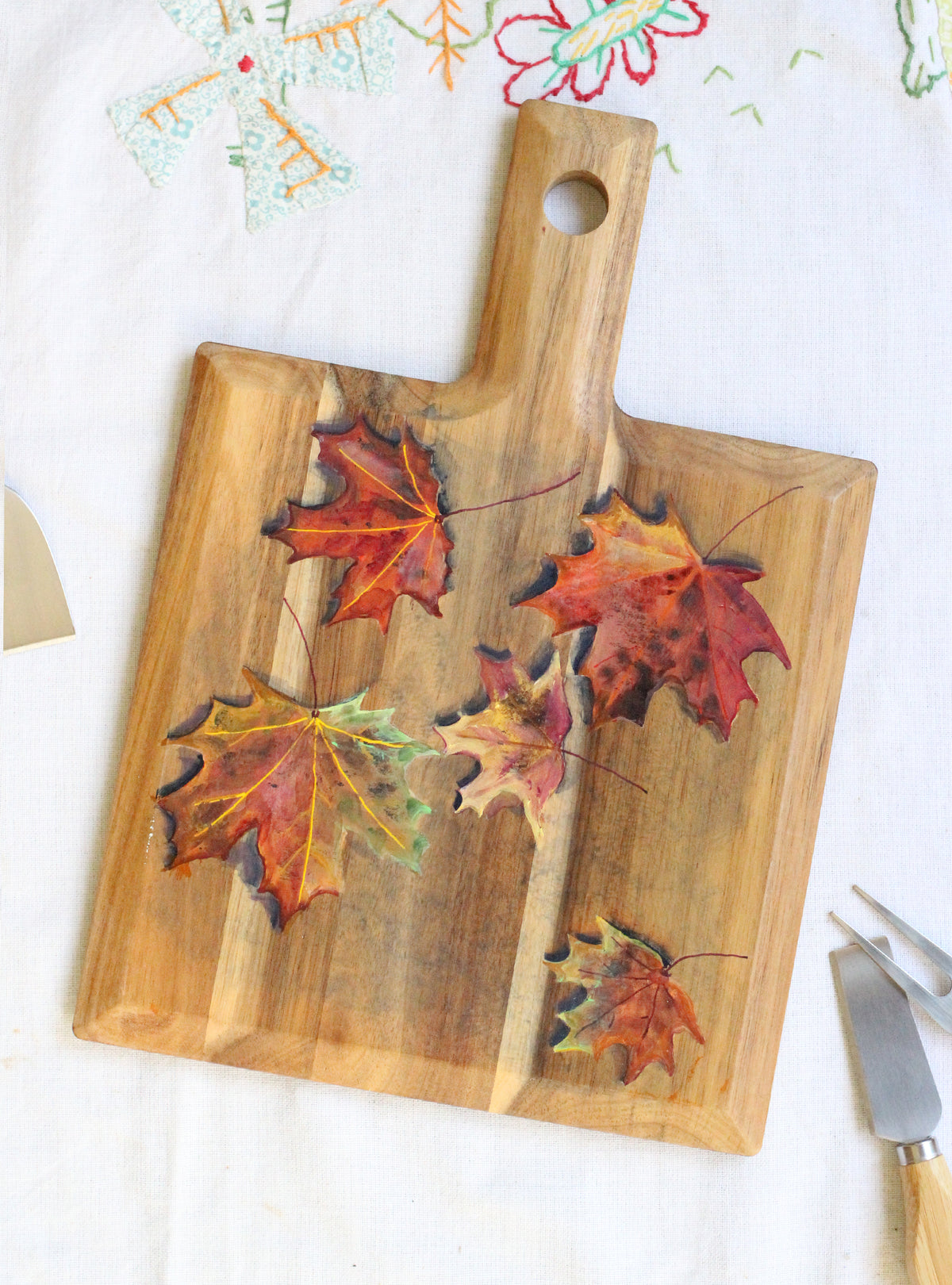Fall Leaves and Latte - Charcuterie Board