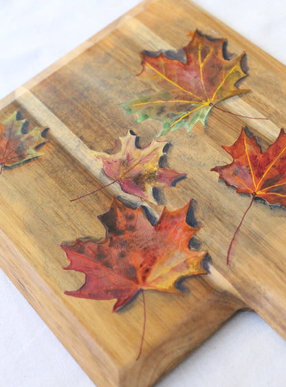Fall Leaves and Latte - Charcuterie Board