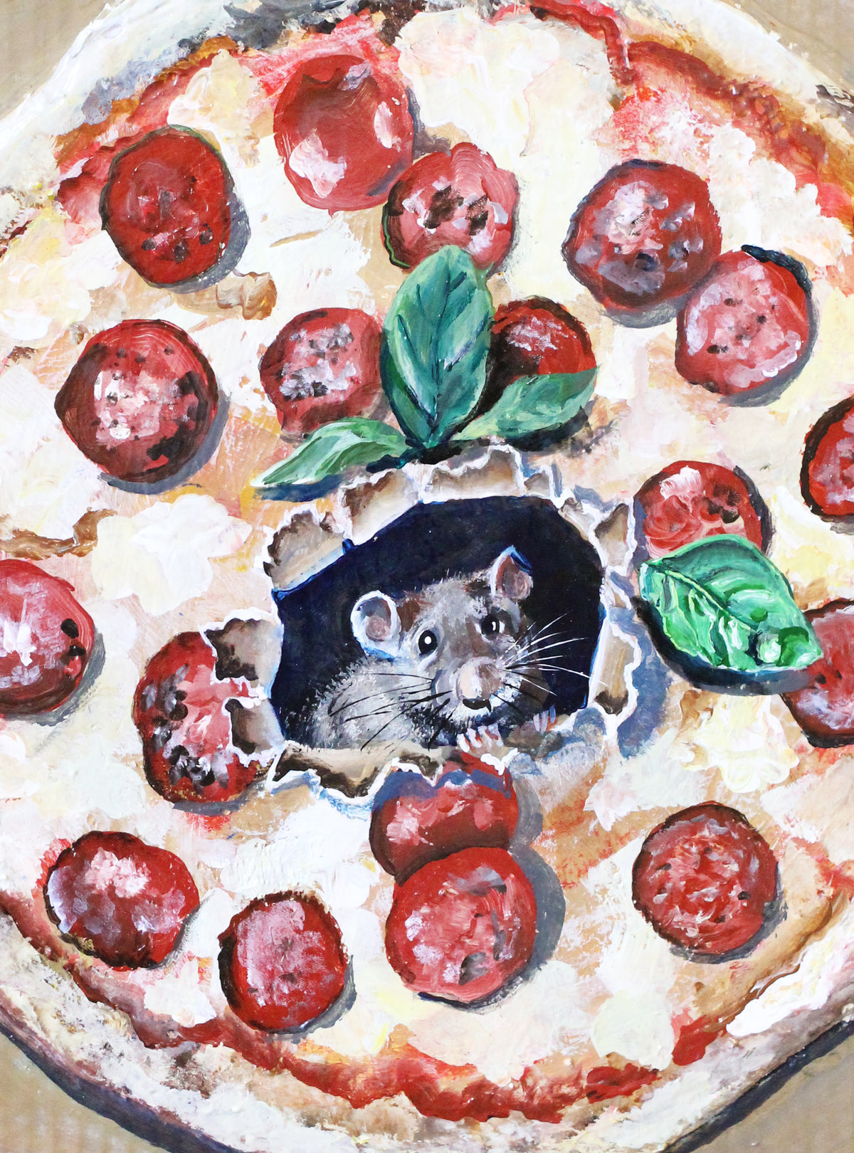 Look at my Little Mouse - Piz-za Art #3