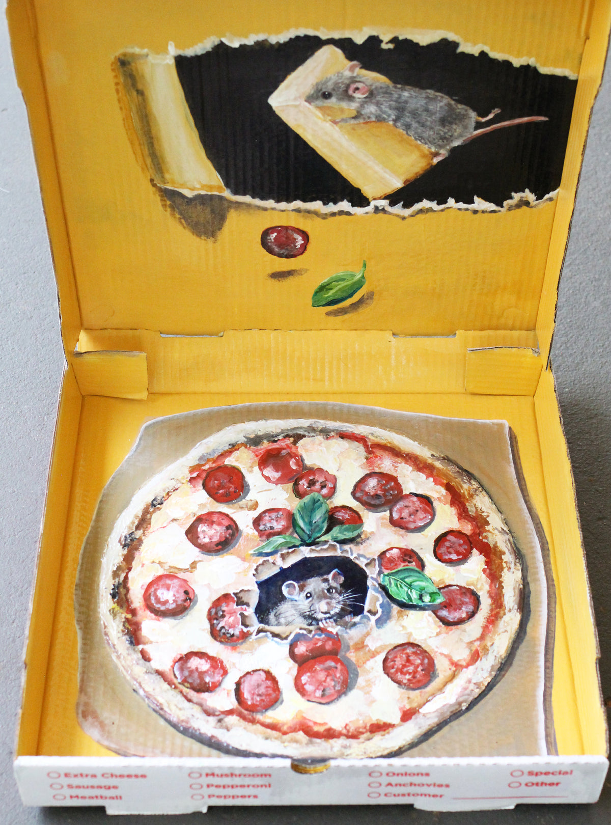 Look at my Little Mouse - Piz-za Art #3