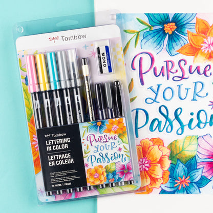Get to Know Tombow: LETTERING IN COLOR