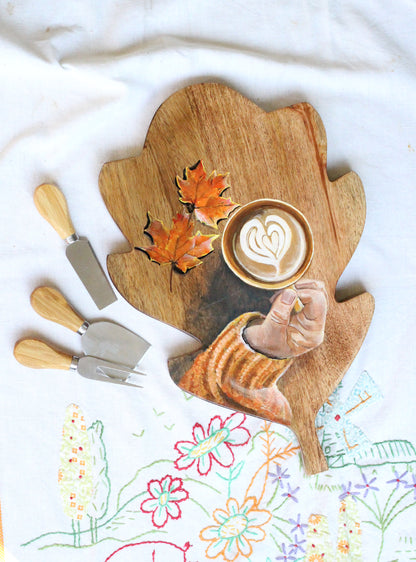 Autumn Latte Charcuterie Board