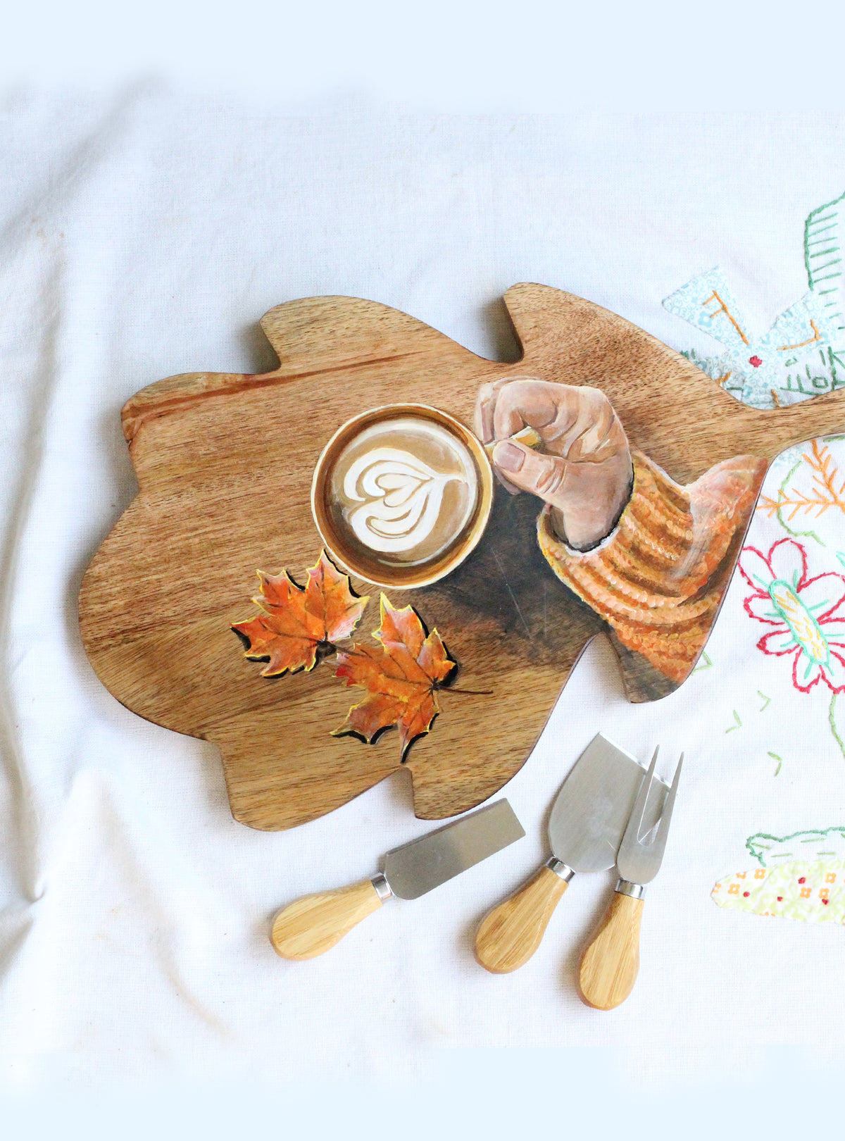 Autumn Latte Charcuterie Board