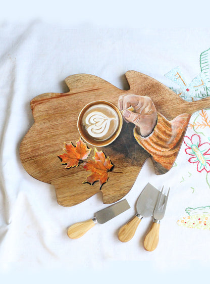Autumn Latte Charcuterie Board