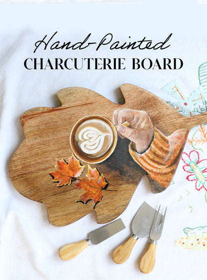 Autumn Latte Charcuterie Board