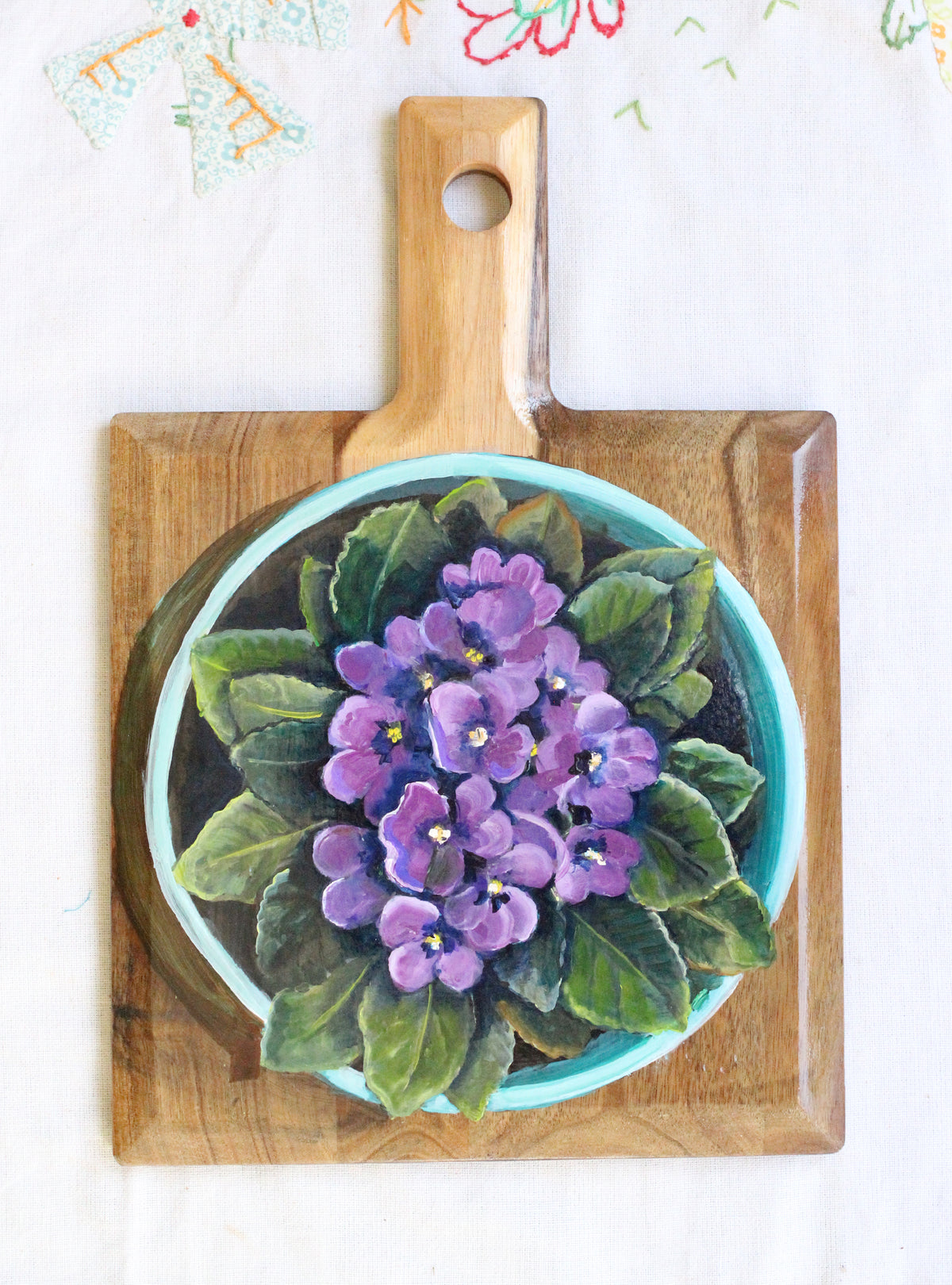 Vintage Valentine 2-Sided Charcuterie Board