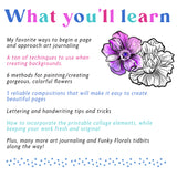 Funky Florals: Art Journal - Online Course