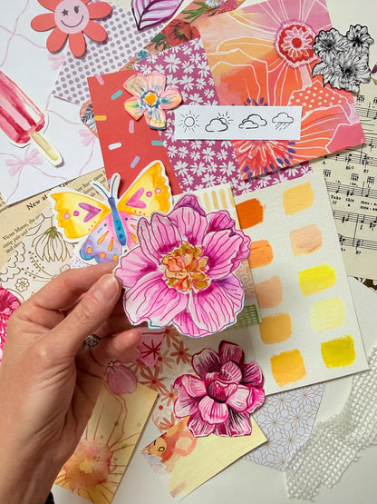 *Mystery* Deluxe Scrap Pack - Funky Florals