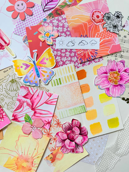 *Mystery* Deluxe Scrap Pack - Funky Florals