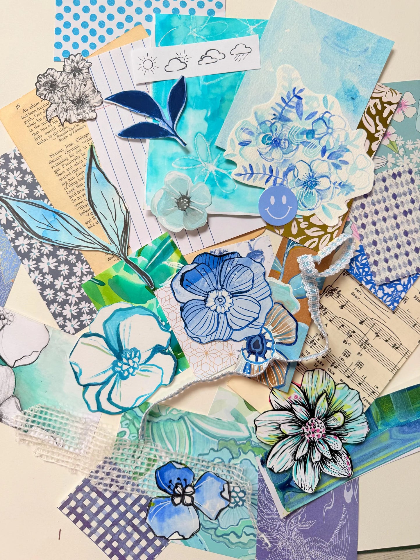 *Mystery* Deluxe Scrap Pack - Funky Florals