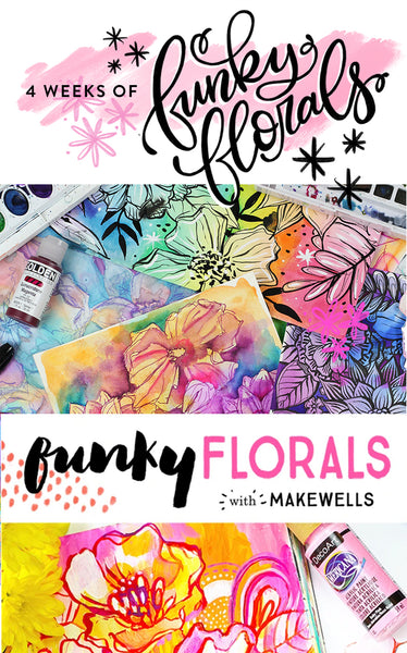 BUNDLE: 4 Weeks of Funky Florals + Original Funky Florals Online Classes
