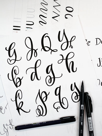 Get to Know Tombow: LETTERING BASICS