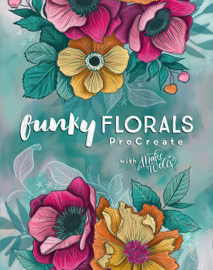 Funky Florals: ProCreate - Online Class