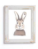 Woodland Floral Bunny - Print