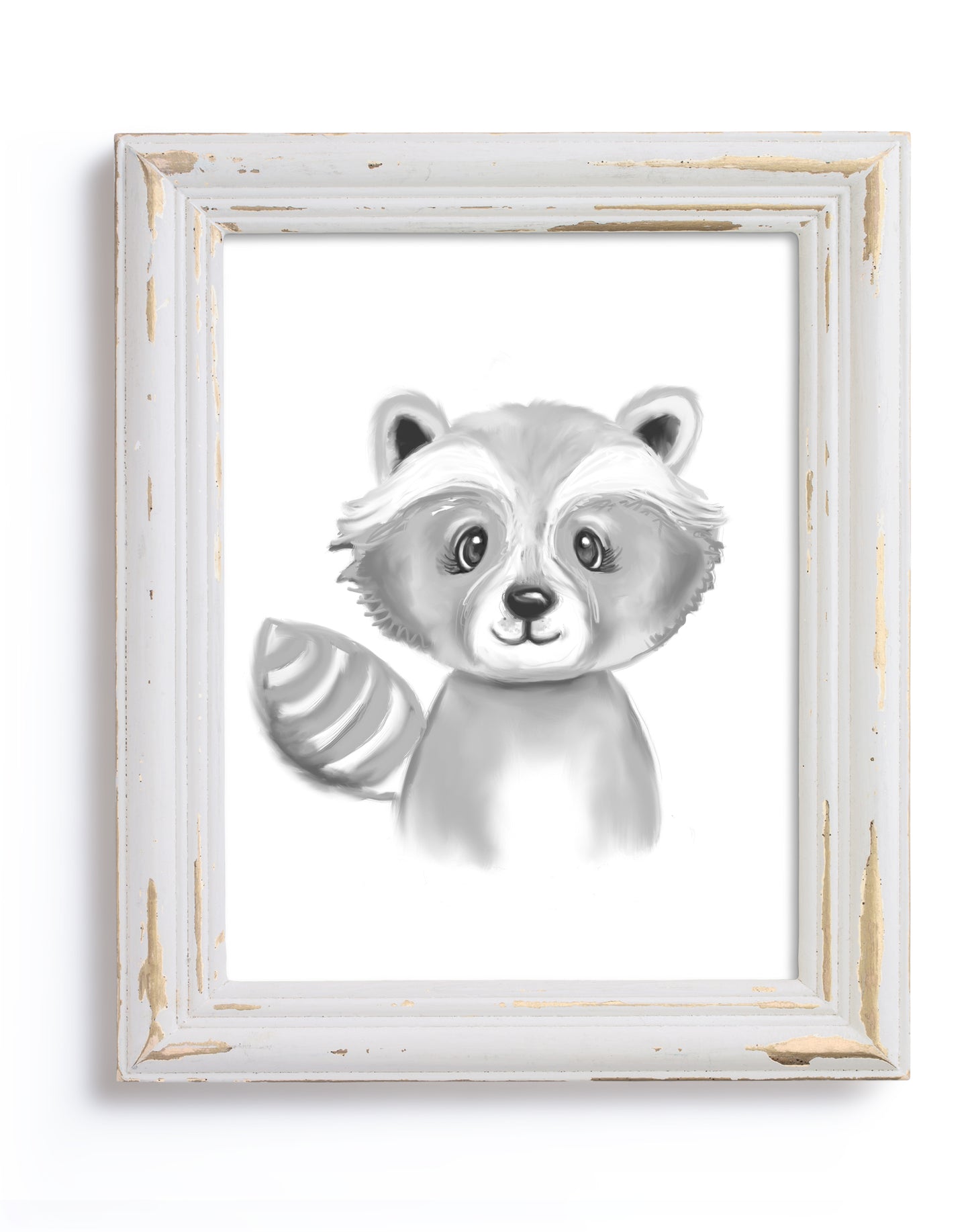 Woodland Raccoon - Print