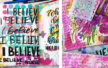 Art Journaling in Faith: Online Course