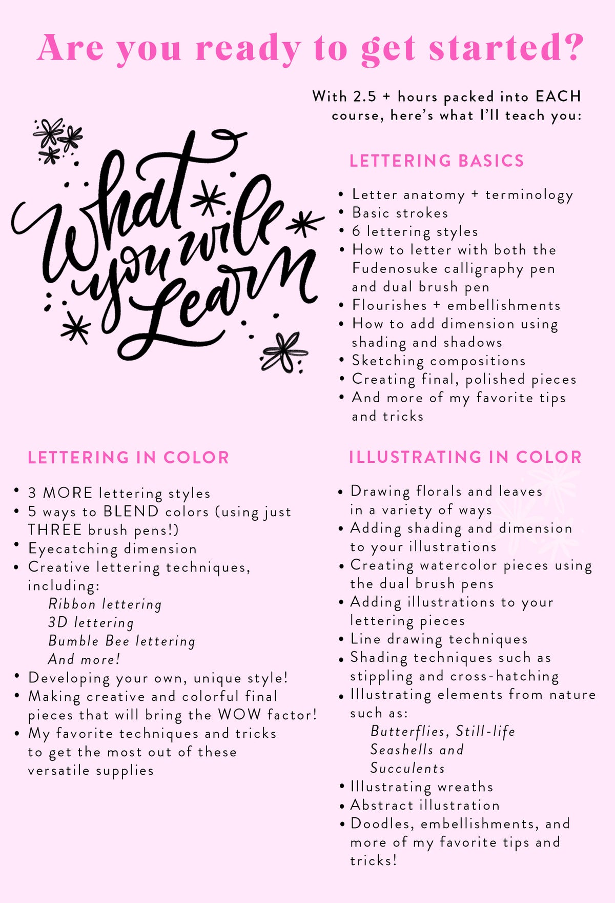 Get to Know Tombow: LETTERING IN COLOR