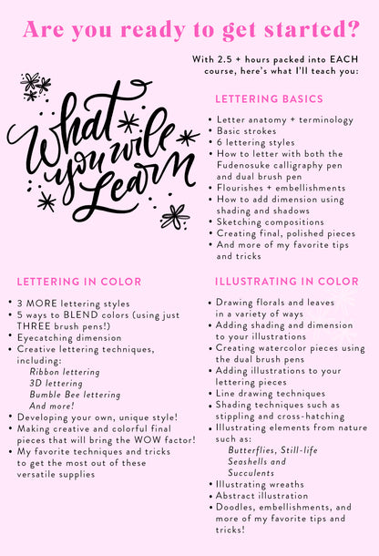 Get to Know Tombow: LETTERING IN COLOR