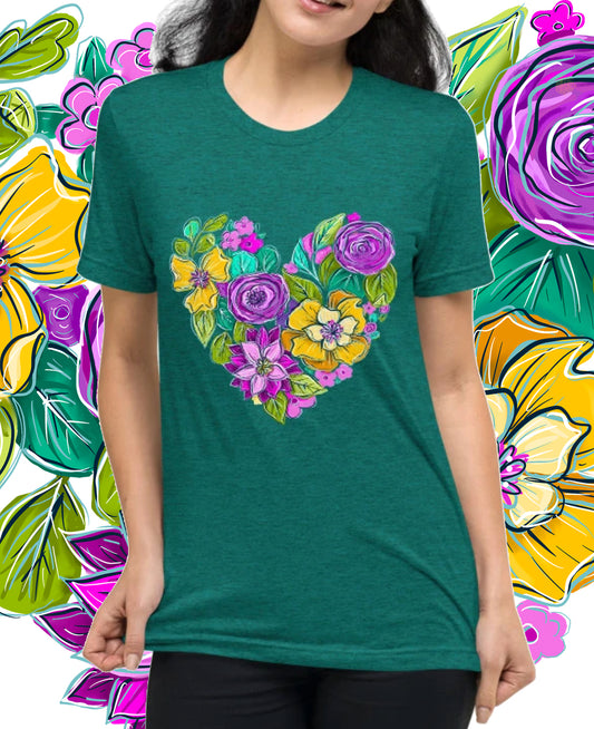 Heart Bouquet T-Shirt