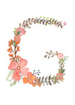 G - Floral Alphabet