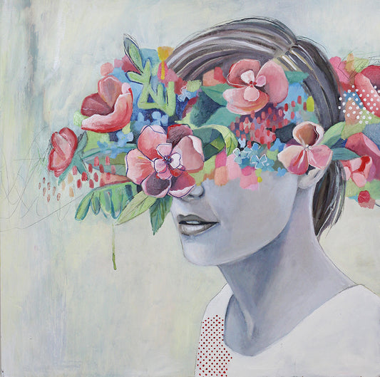 Jane - Original Painting on Wood