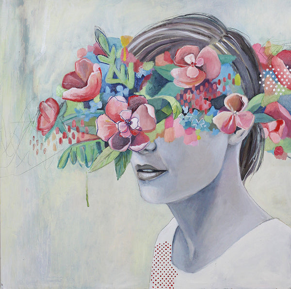 Jane - Original Painting on Wood