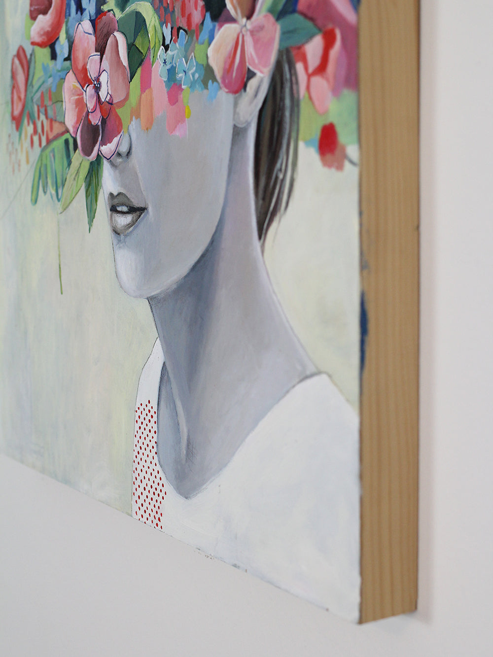 Jane - Original Painting on Wood